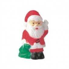 Plastic santa with sack